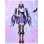 Simil Keqing Vestito Genshin Carnevale Cosplay Impact Anime Costume GENIMP02